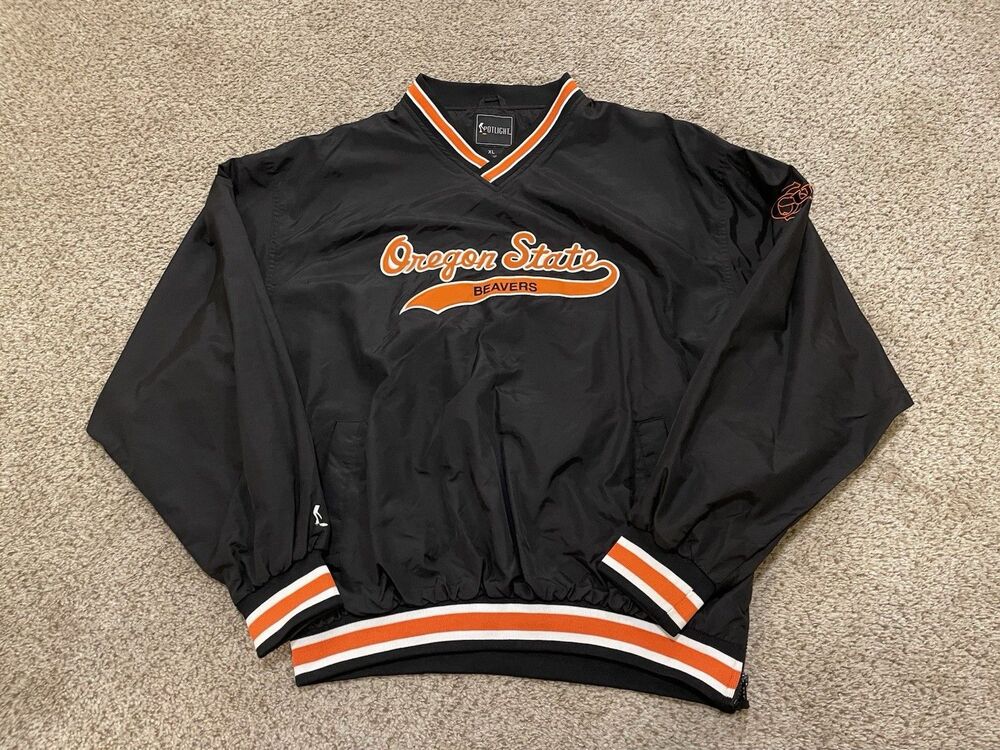 Oregon State Beavers Pullover Men's XLarge Windbreaker NCAA COLLEGE